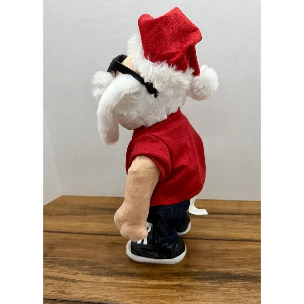 Gemmy Animated Dancing Singing Santa Dance Like A Boss Christmas Plush
